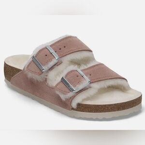 Birkenstock Arizona Shearling Lined Sandal Slippers 37